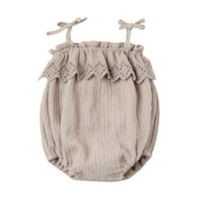 Rylee and Cru Ruffle Romper Sand